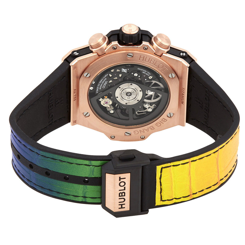 Hublot Big Bang Unico King Gold Rainbow Automatic Men's Watch #441.OX.9910.LR.0999 - Watches of America #3