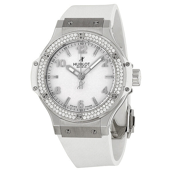 Hublot Big Bang Quartz Diamond White Dial Unisex Watch #361.SE.2010.RW.1104.PLP - Watches of America