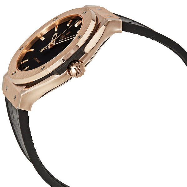 Hublot Classic Fusion 18kt King Gold Automatic Black Dial Men's Watch #511.OX.1180.LR - Watches of America #2
