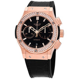 Hublot Classic Fusion 18kt Rose Gold Diamonds Automatic Chronograph Men's Watch #521.OX.1180.LR.1104 - Watches of America
