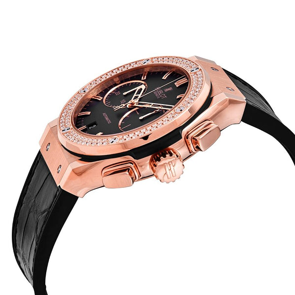 Hublot Classic Fusion 18kt Rose Gold Diamonds Automatic Chronograph Men's Watch #521.OX.1180.LR.1104 - Watches of America #2