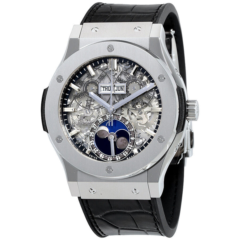 Hublot Classic Fusion Aerofusion Moonphase Sapphire Dial Titanium Men's Watch #517.NX.0170.LR - Watches of America