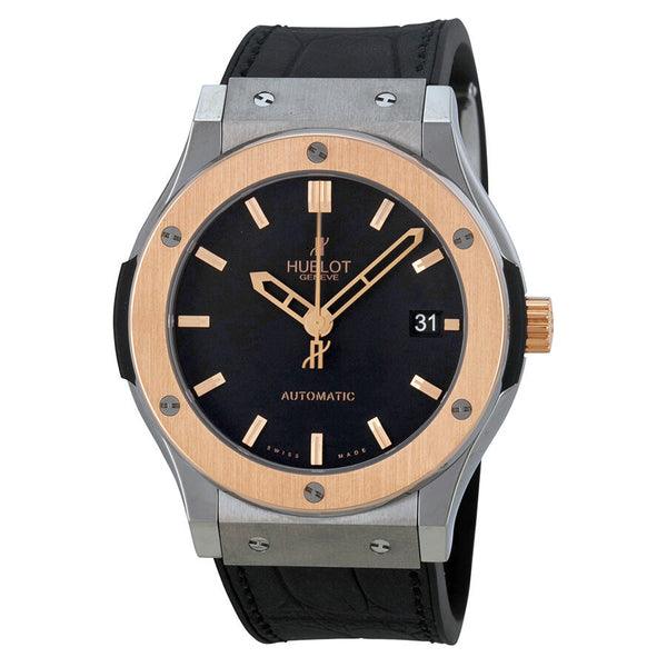 Hublot Classic Fusion Automatic Black Dial Men's Watch 511NO1180LR#511.NO.1180.LR - Watches of America