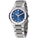 Hublot Classic Fusion Automatic Blue Dial Ladies Watch #585.NX.7170.NX - Watches of America