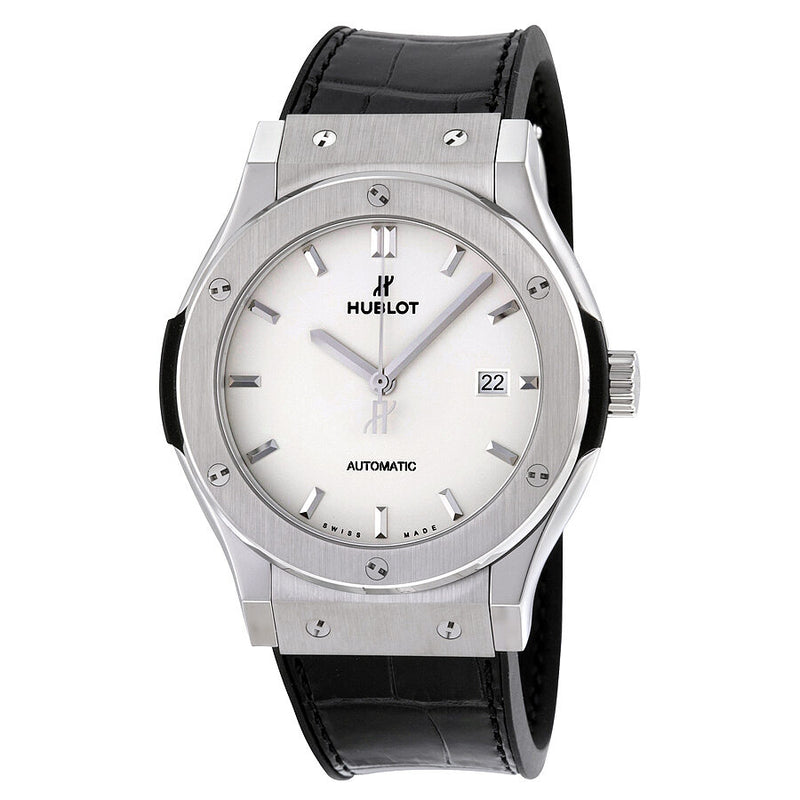 Hublot Classic Fusion Automatic Opaline Dial Titanium Men's Watch #542.NX.2611.LR - Watches of America