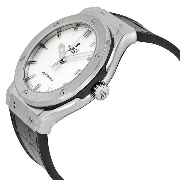 Hublot Classic Fusion Automatic White Dial Black Leather Men's Watch 511NX2610LR #511.NX.2610.LR - Watches of America #2