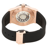Hublot Classic Fusion Black Carbon Fiber Dial 18K Rose Gold Black Rubber Men's Watch #542.PM.1780.RX - Watches of America #3