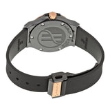 Hublot Classic Fusion Black Carbon Fiber Dial Black Rubber Ladies Watch 581CO1780RX#581.CO.1780.RX - Watches of America #3