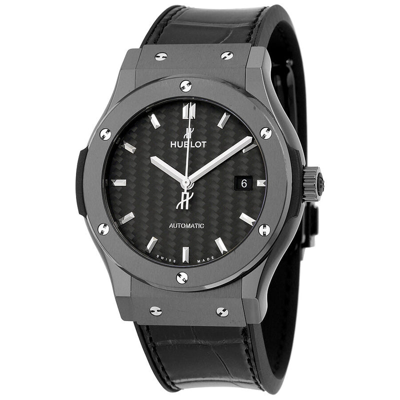 Hublot Classic Fusion Black Carbon Fiber Dial Men's Watch 542CM1771LR#542.CM.1771.LR - Watches of America