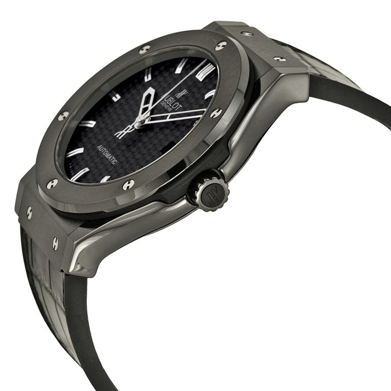 Hublot Classic Fusion Black Dial Alligator Leather Men's Watch #511.CM.1770.LR - Watches of America #2