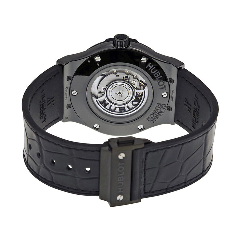 Hublot Classic Fusion Black Dial Alligator Leather Men's Watch #511.CM.1770.LR - Watches of America #3