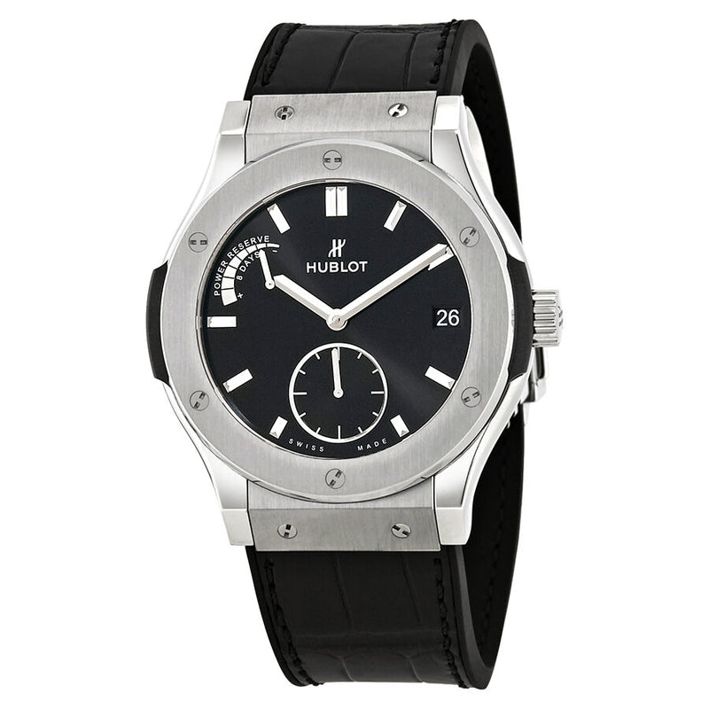 Hublot Classic Fusion Black Dial Automatic Men's Power Reserve Watch #516.NX.1470.LR - Watches of America