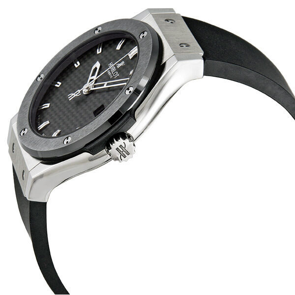 Hublot Classic Fusion Black Dial Automatic Rubber Strap Men's Watch #542.ZM.1170.RX - Watches of America #2
