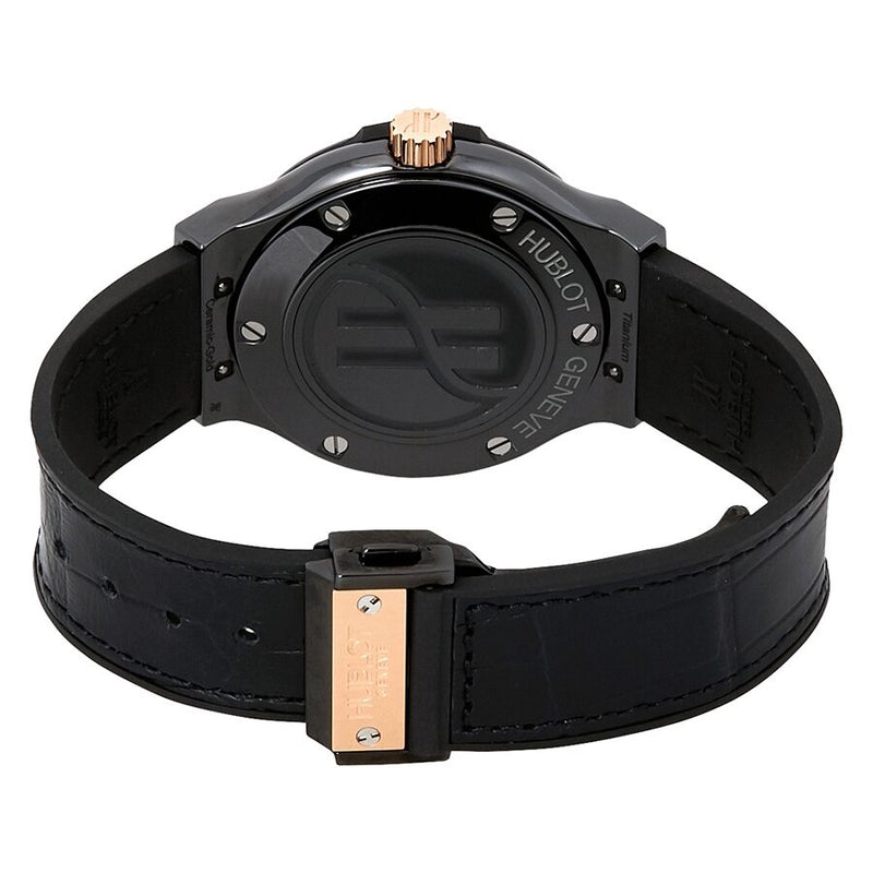 Hublot Classic Fusion Black Dial Black Leather Strap Unisex Watch #561.CP.1780.LR - Watches of America #3