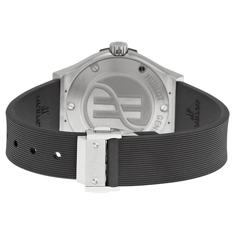 Hublot Classic Fusion Titanium Black Dial Black Rubber Ladies Watch #581.NX.1170.RX - Watches of America #3