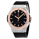 Hublot Classic Fusion Black Dial Black Rubber Men's Watch #511.NO.1181.RX - Watches of America