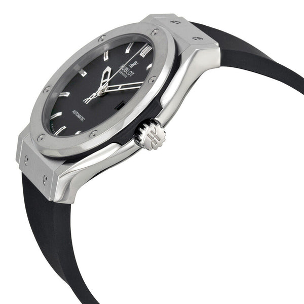 Hublot Classic Fusion Black Dial Black Rubber Men's Watch #542.NX.1170.RX - Watches of America #2