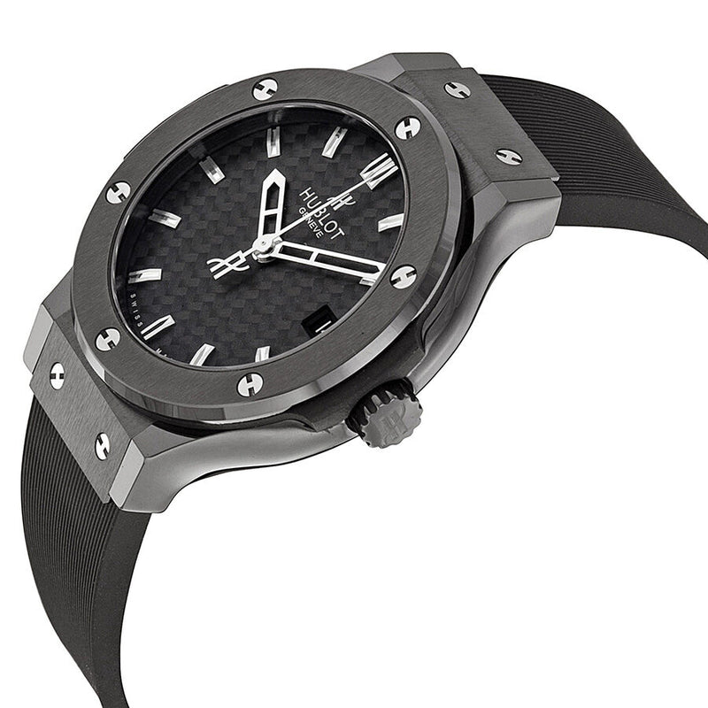 Hublot Classic Fusion Black Dial Black Rubber Strap Men's Watch #561.CM.1770.RX - Watches of America #2