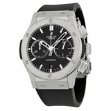 Hublot Classic Fusion Black Dial Titanium BLack Rubber Men's Watch 521NX1170RX#521.NX.1170.RX - Watches of America