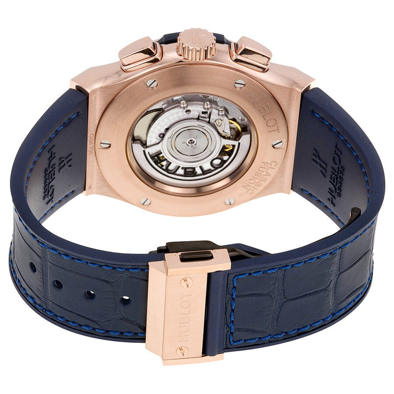 Fusion Blue Hublot 521 Classic Fusion Chronograph Titanium Blue 45 Mm