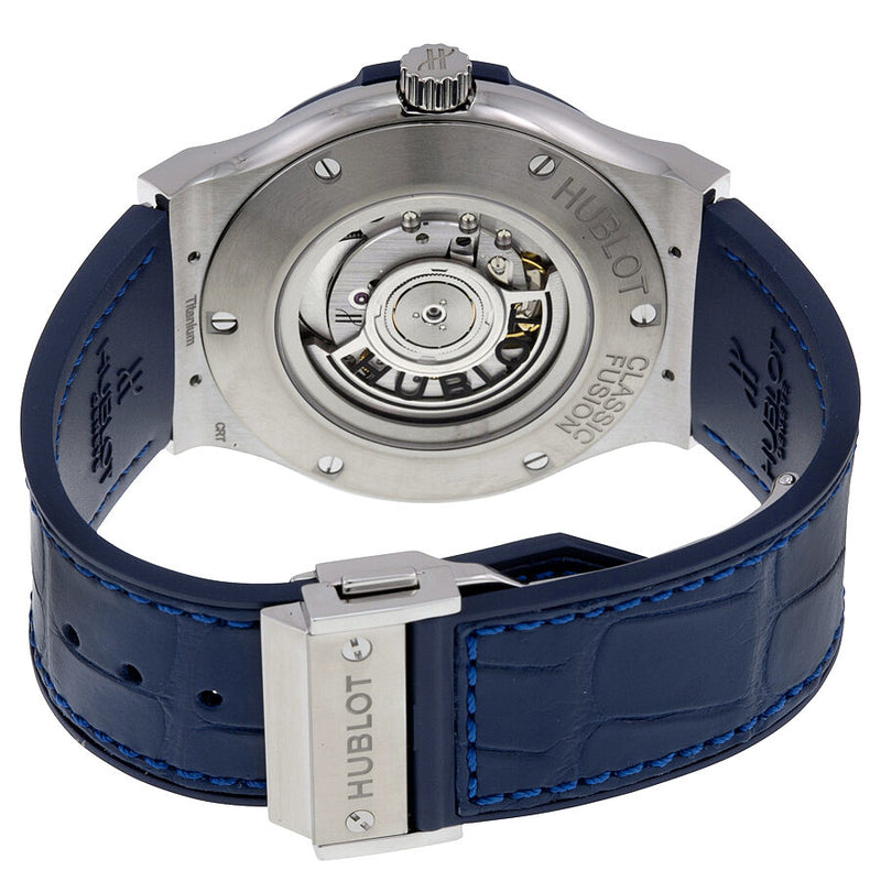 Hublot Classic Fusion Automatic Blue Sunray Dial Titanium Men's Watch #511.NX.7170.LR - Watches of America #3