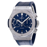 Hublot Classic Fusion Automatic Blue Sunray Dial Titanium Men's Watch #521.NX.7170.LR - Watches of America