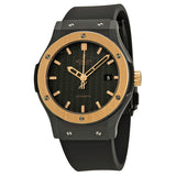 Hublot Classic Fusion Ceramic King Gold Black Dial Men's Watch #542.CO.1780.RX - Watches of America