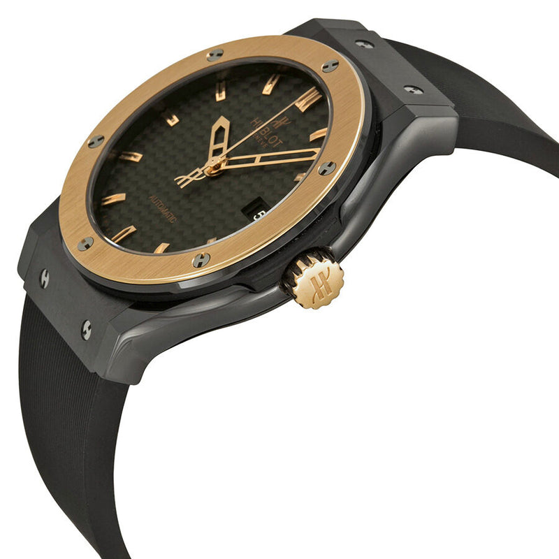 Hublot Classic Fusion Ceramic King Gold Black Dial Men's Watch #542.CO.1780.RX - Watches of America #2