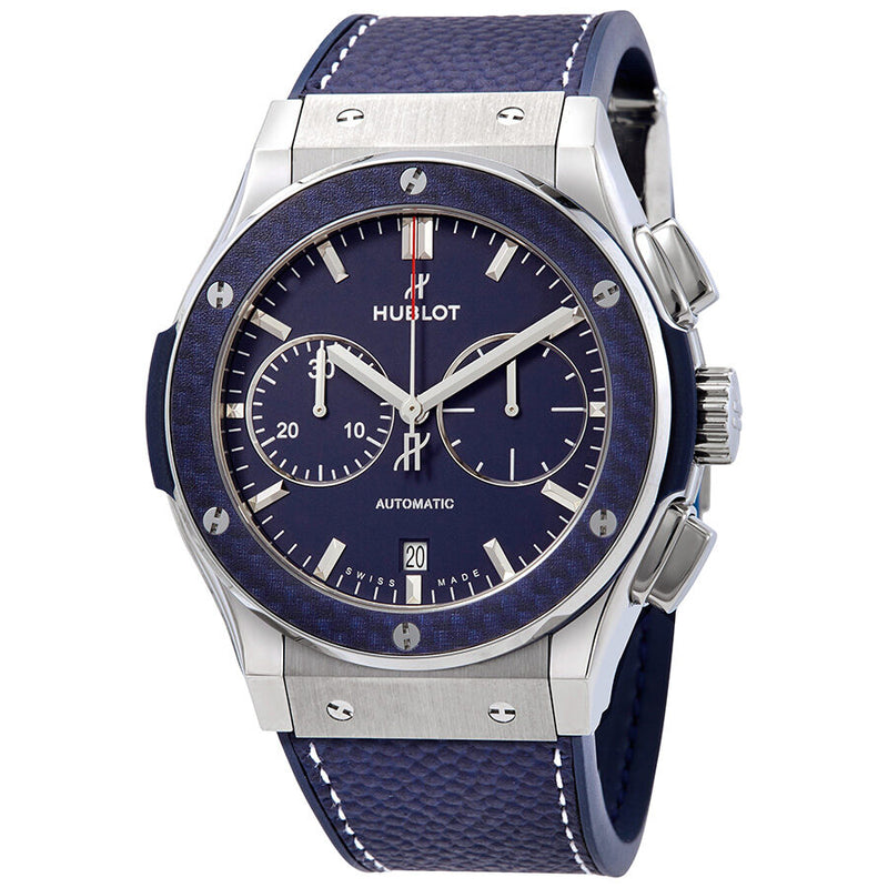 Hublot Classic Fusion Chronograph Automatic Blue Dial Men's Watch #521.NQ.5170.VR.NYG17 - Watches of America