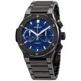 Hublot Classic Fusion Chronograph Blue Dial Automatic Men's Watch #520.CM.7170.CM - Watches of America