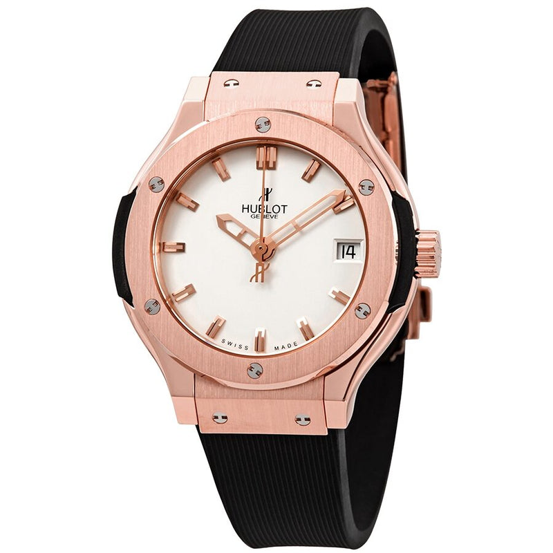 Hublot Classic Fusion King Gold Opaline Ladies Watch #581.OX.2610.RX - Watches of America