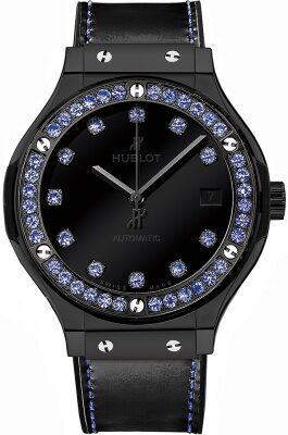 Hublot Classic Fusion Lacquered Black Dial Automatic Men's Watch #565.CX.1210.VR.1201 - Watches of America