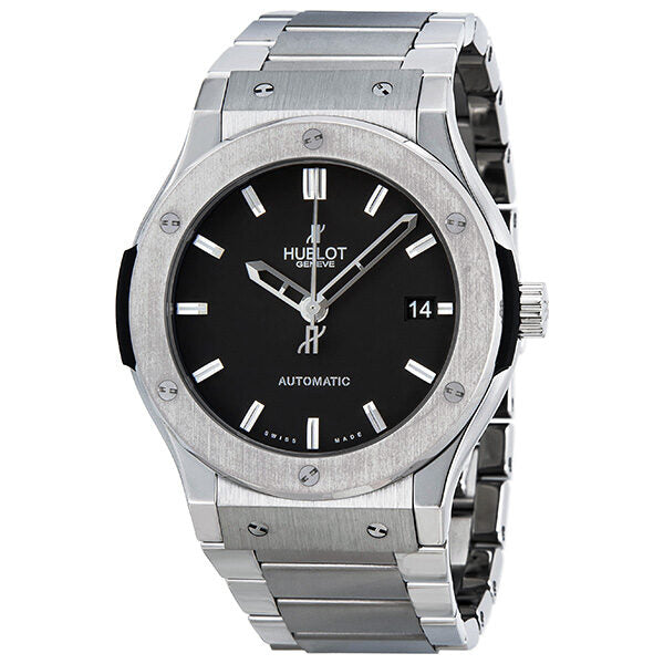 Hublot Classic Fusion Mat Black Dial Titanium Men's Watch #511.NX.1170.NX - Watches of America