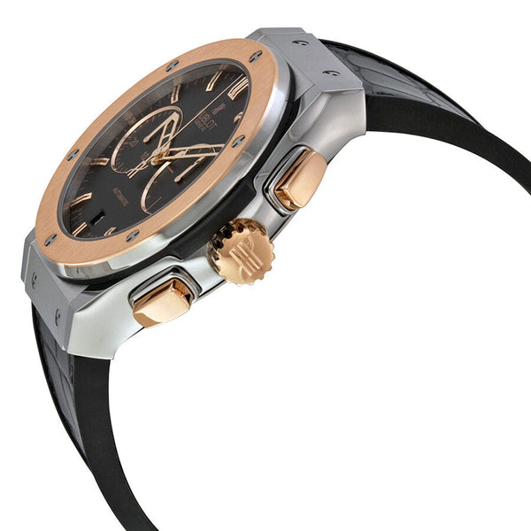 Hublot Classic Fusion Matte Black Automatic Chronograph Black Alligator Rubber Men's Watch #521.NO.1180.LR - Watches of America #2