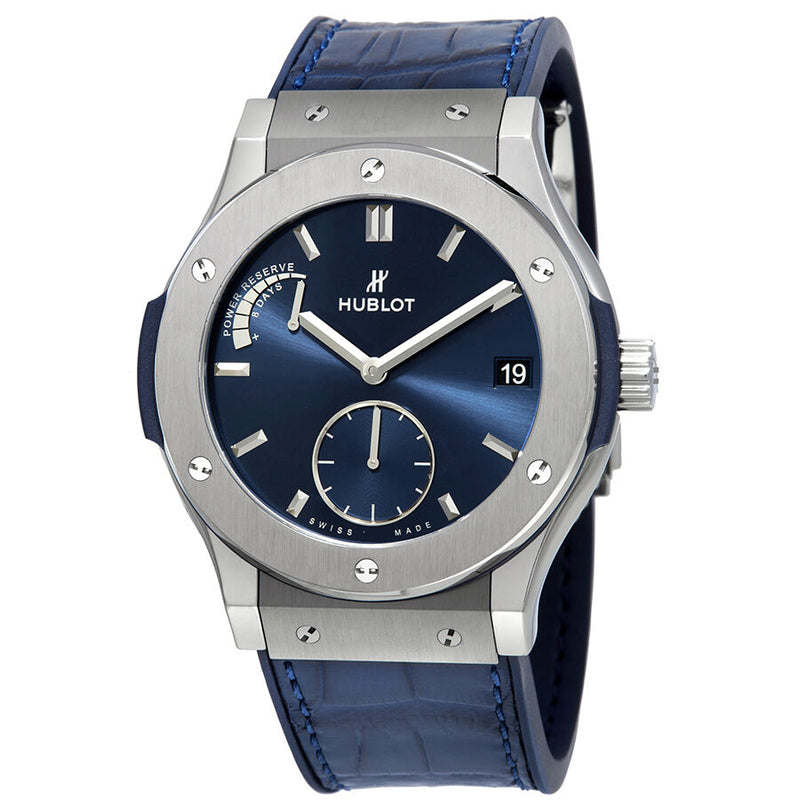 Hublot Classic Fusion Power Reserve 8 Days Titanium 45mm Men's Watch #516.NX.7170.LR - Watches of America