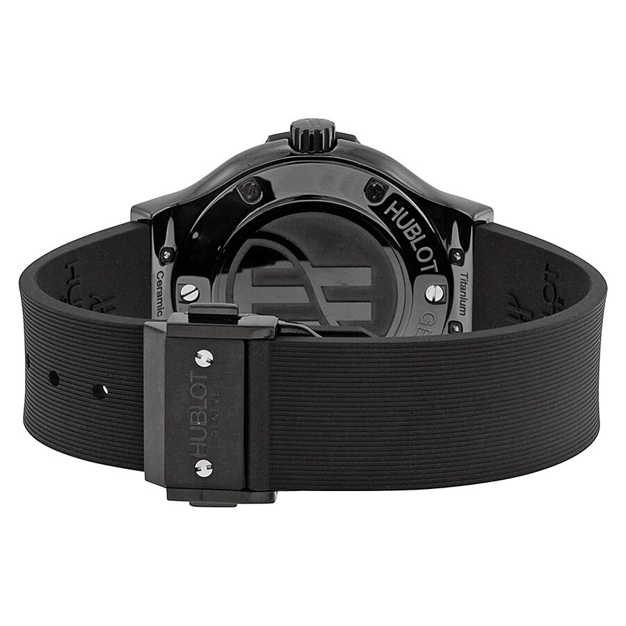 Amazon.com: Hublot Classic Fusion Automatic Black Carbon Fiber Dial Black  Rubber Mens Watch 542.cm.1771.RX : Clothing, Shoes & Jewelry