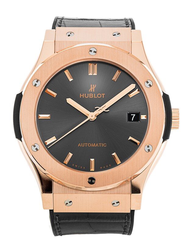 Hublot Classic Fusion Racing Grey King Gold 45mm Watch #511.OX.7081.LR - Watches of America