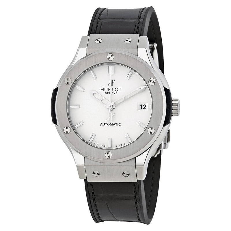 Hublot Classic Fusion Silver Dial Automatic Men's Watch 565NX2610LR#565.NX.2610.LR - Watches of America