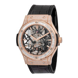 Hublot Classic Fusion Tourbillon 18k King Gold Men's Luxury Watch #505.OX.0180.LR.0904 - Watches of America