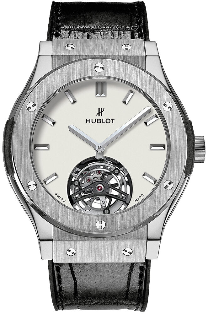 Hublot Classic Fusion Tourbillon 45mm Dial White Men's Watch #505.NX.2610.LR - Watches of America