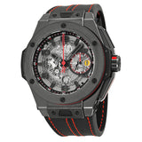 Hublot Ferrari All Black LIMITED Automatic Openwork Dial Black Ceramic Men's Watch#401.CX.0123.VR - Watches of America