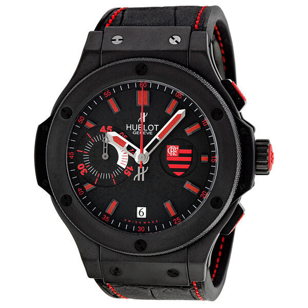 Hublot Flamengo Bang Black Rubber Gummy Alligator Men's Watch #318.CI.1123.GR.FLM11 - Watches of America