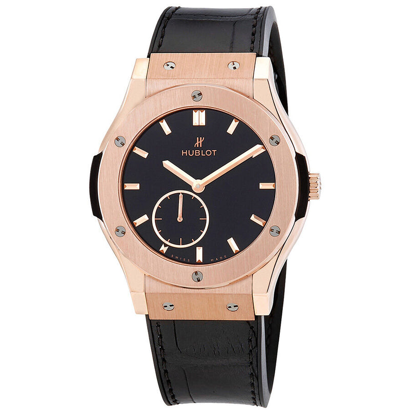 Hublot Classic Fusion Classico Ultra Thin18k Rose Gold Hand Wound 42mm Men's Watch #545.OX.1280.LR - Watches of America