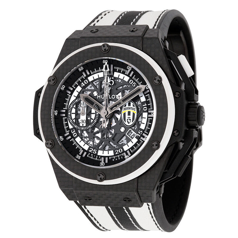 Hublot King Power Juventus Mechanical Limited Edition Men's Watch 716QX1121VRJUV13#716.QX.1121.VR.JUV13 - Watches of America