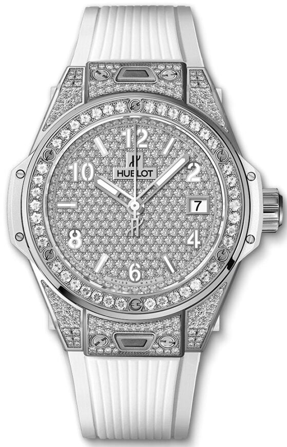 Hublot One Click Automatic Diamond Ladies Watch #465.SE.9010.RW.1604 - Watches of America