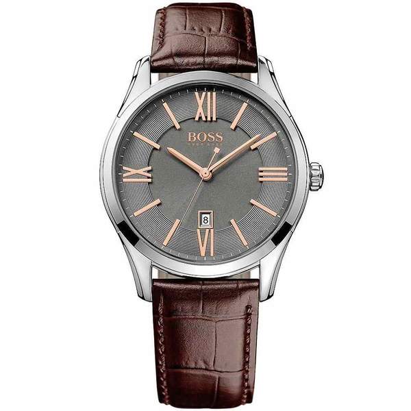 Hugo Boss Ambassador Grey Dial Men's Watch  1513041 - Watches of America