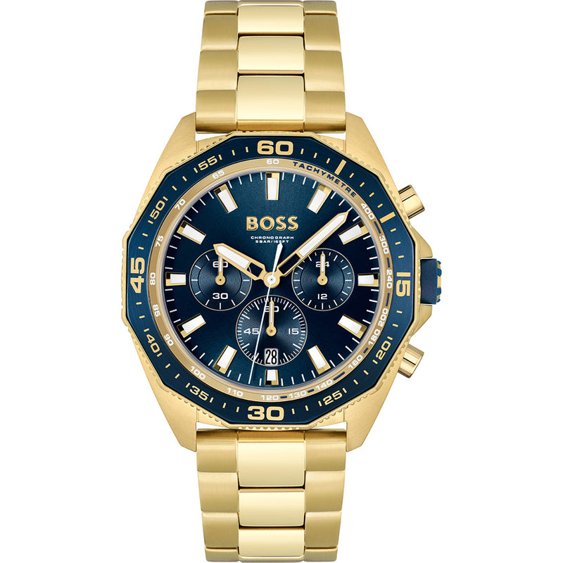 Hugo Boss Energy Gold Chronograph Men's Watch  1513973 - Watches of America