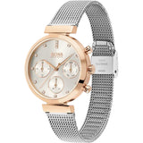 Hugo Boss Flawless Silver Mesh Women's Watch 1502551 - Watches of America #2
