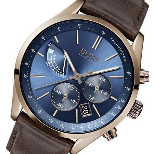 Hugo Boss Grand Prix Chronograph Blue Dial Men's Watch#1513604 - Watches of America #2