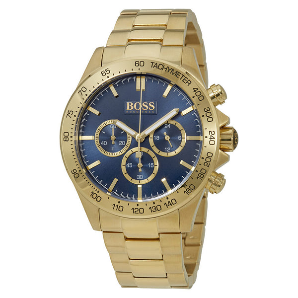 Hugo Boss Ikon Chronograph Blue Enamel Dial Men's Watch #1513340 - Watches of America